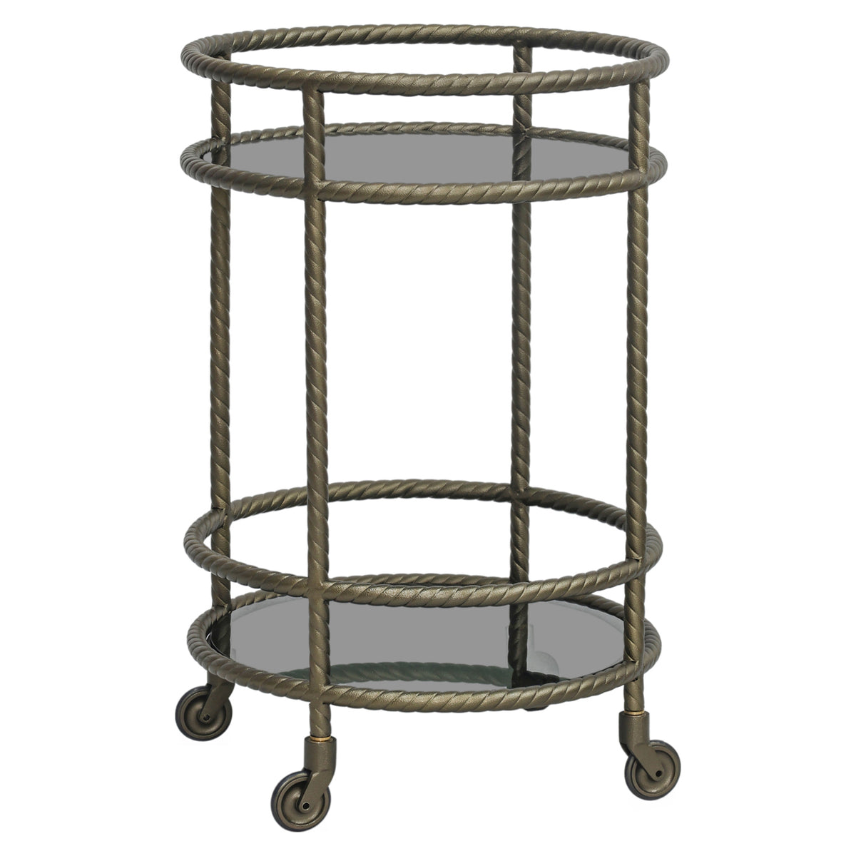 Richmond Möbel Servierwagen Macallan brass antique | 215729