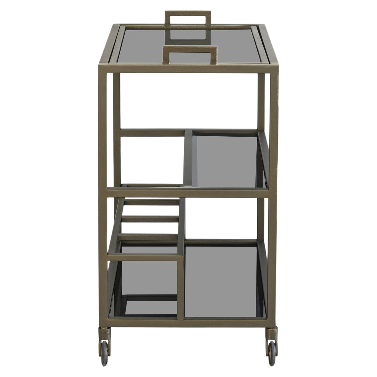 Richmond Möbel Servierwagen Ruinart brass antique | 215730
