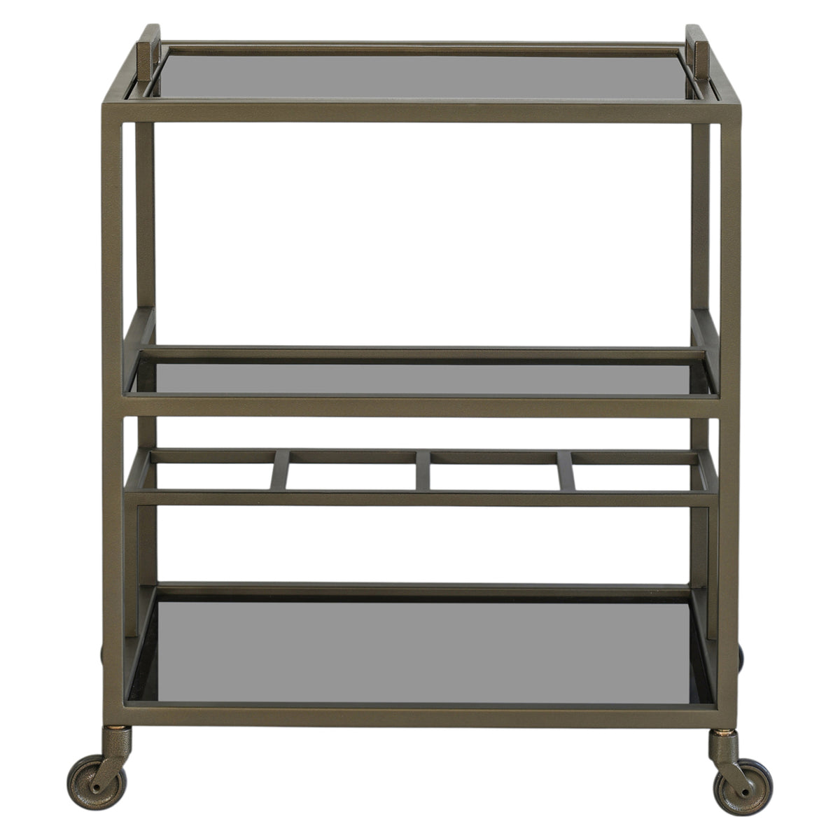 Richmond Möbel Servierwagen Ruinart brass antique | 215730