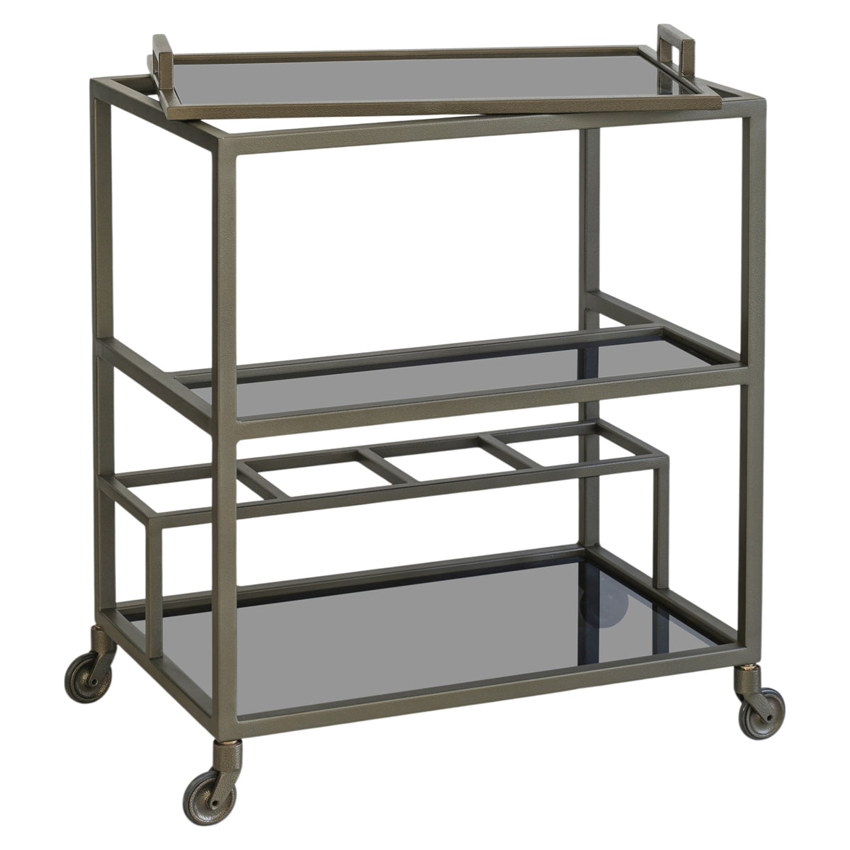 Richmond Möbel Servierwagen Ruinart brass antique | 215730