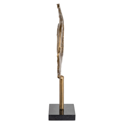 Richmond Möbel Dekoratives Objekt Swirl brass antique | 215784