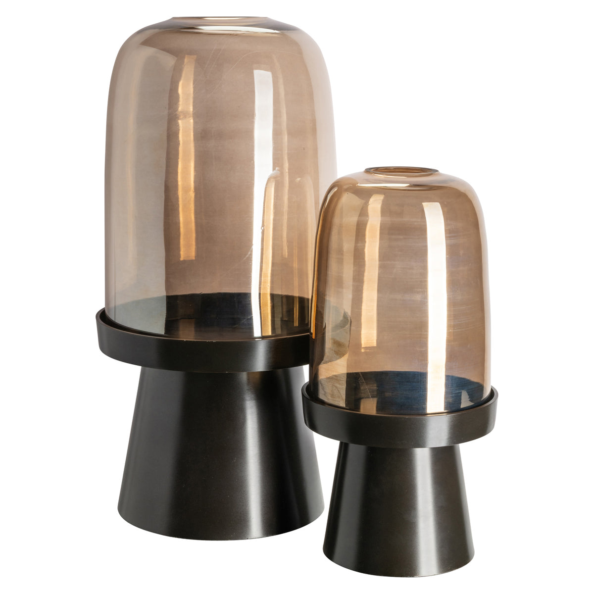 Richmond Möbel Windlicht Kate walnut | 215799