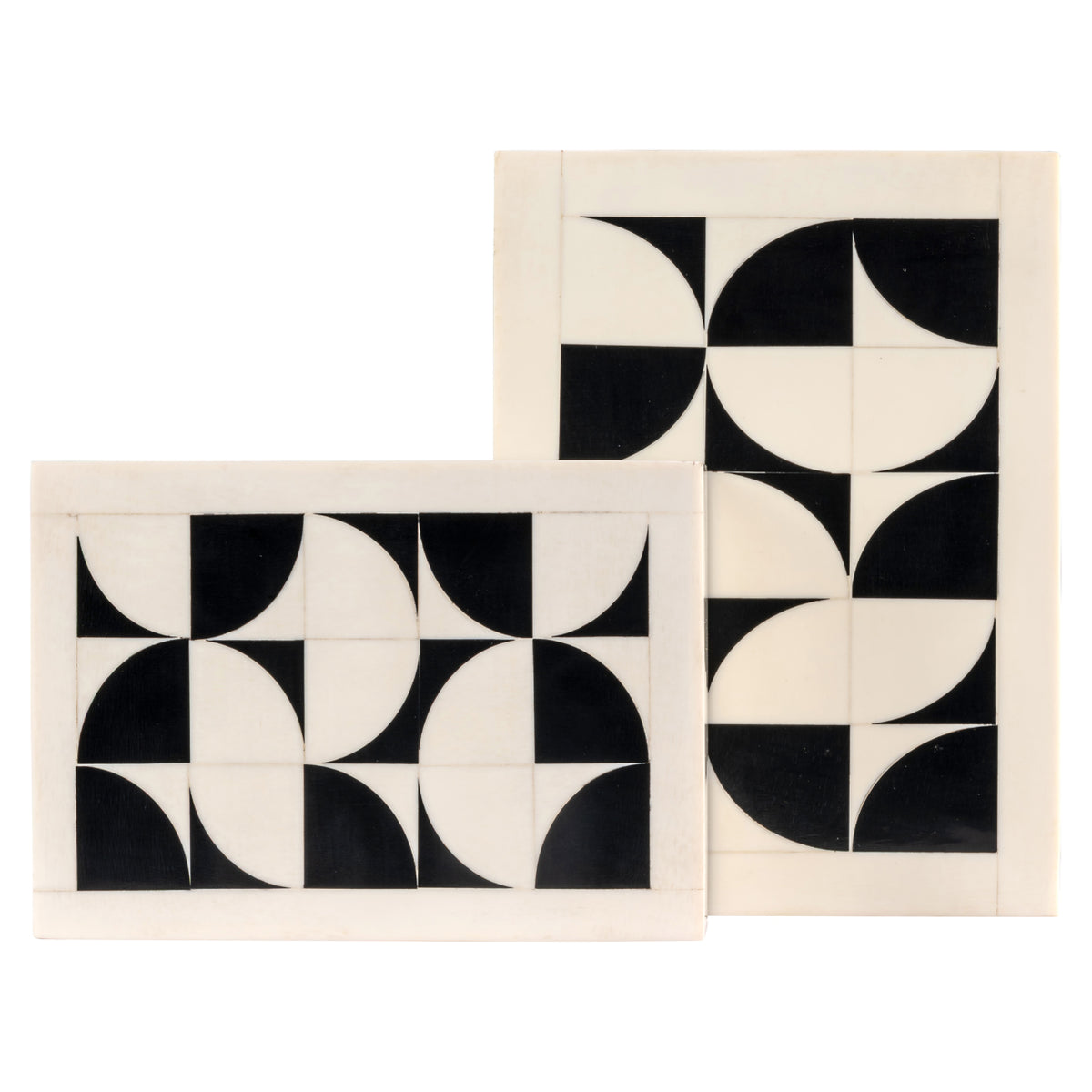 Richmond Möbel Aufbewahrungsbox Flake (Set von 2) white | 215801