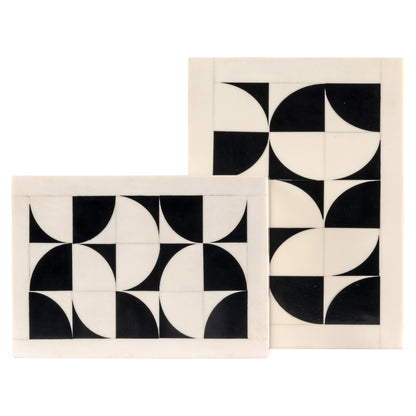 Richmond Möbel Aufbewahrungsbox Flake (Set von 2) white | 215801