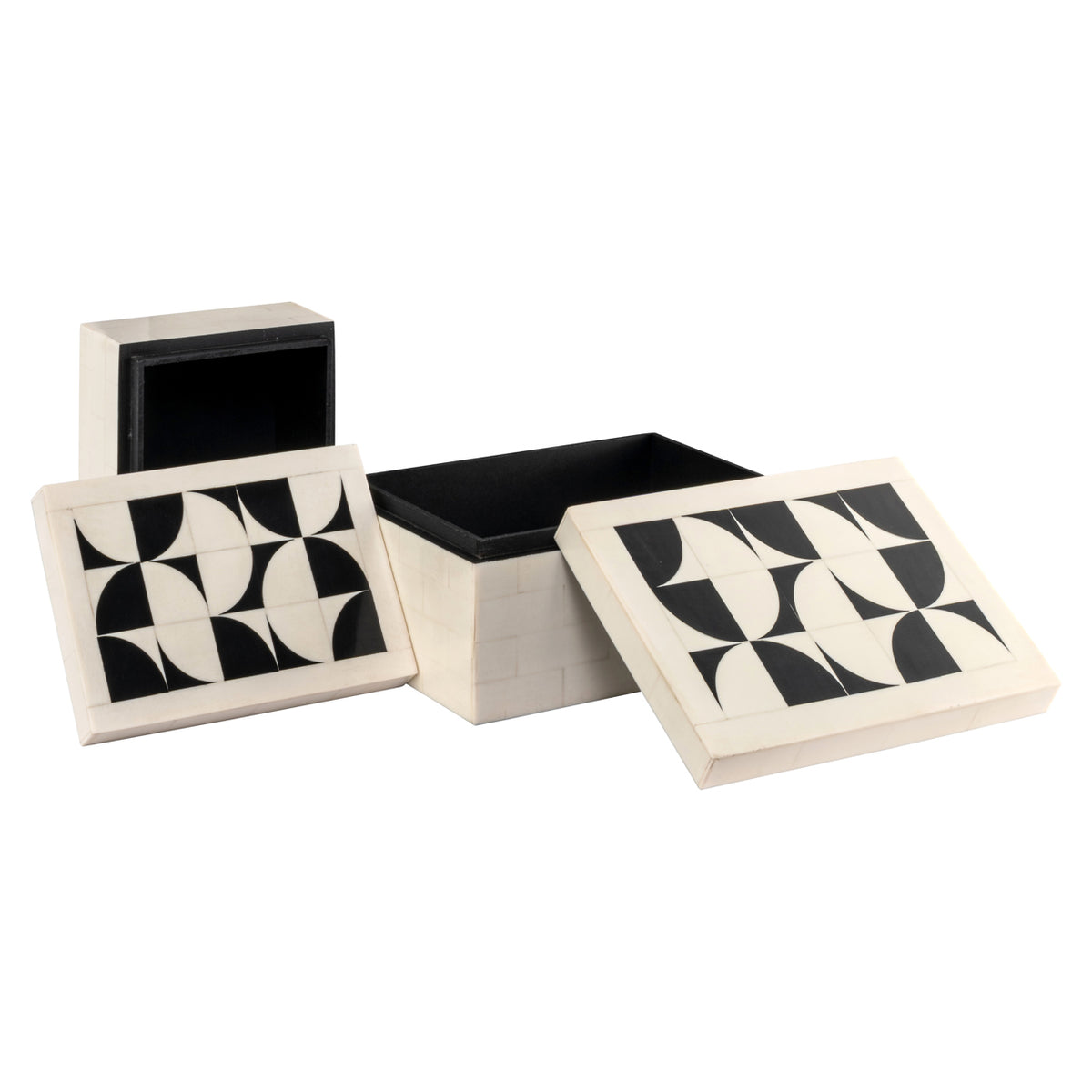 Richmond Möbel Aufbewahrungsbox Flake (Set von 2) white | 215801
