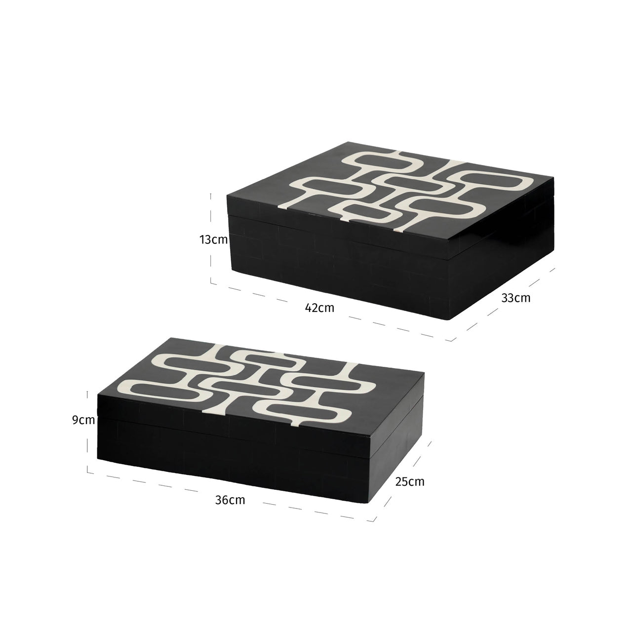 Aufbewahrungsbox Lux (Set von 2)