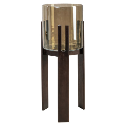 Richmond Möbel Windlicht Reese walnut | 215805