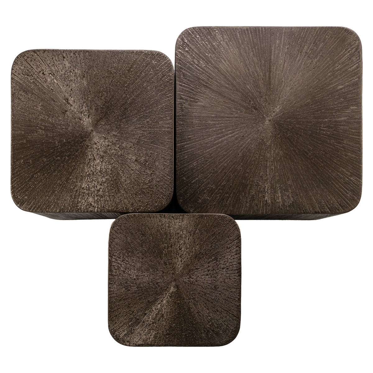 Richmond Möbel Couchtisch Cubes (Set von 3) brunzae | 215822