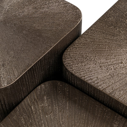 Richmond Möbel Couchtisch Cubes (Set von 3) brunzae | 215822