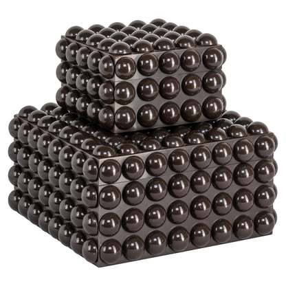 Richmond Möbel Aufbewahrungsbox Nyx dark brown | 215830
