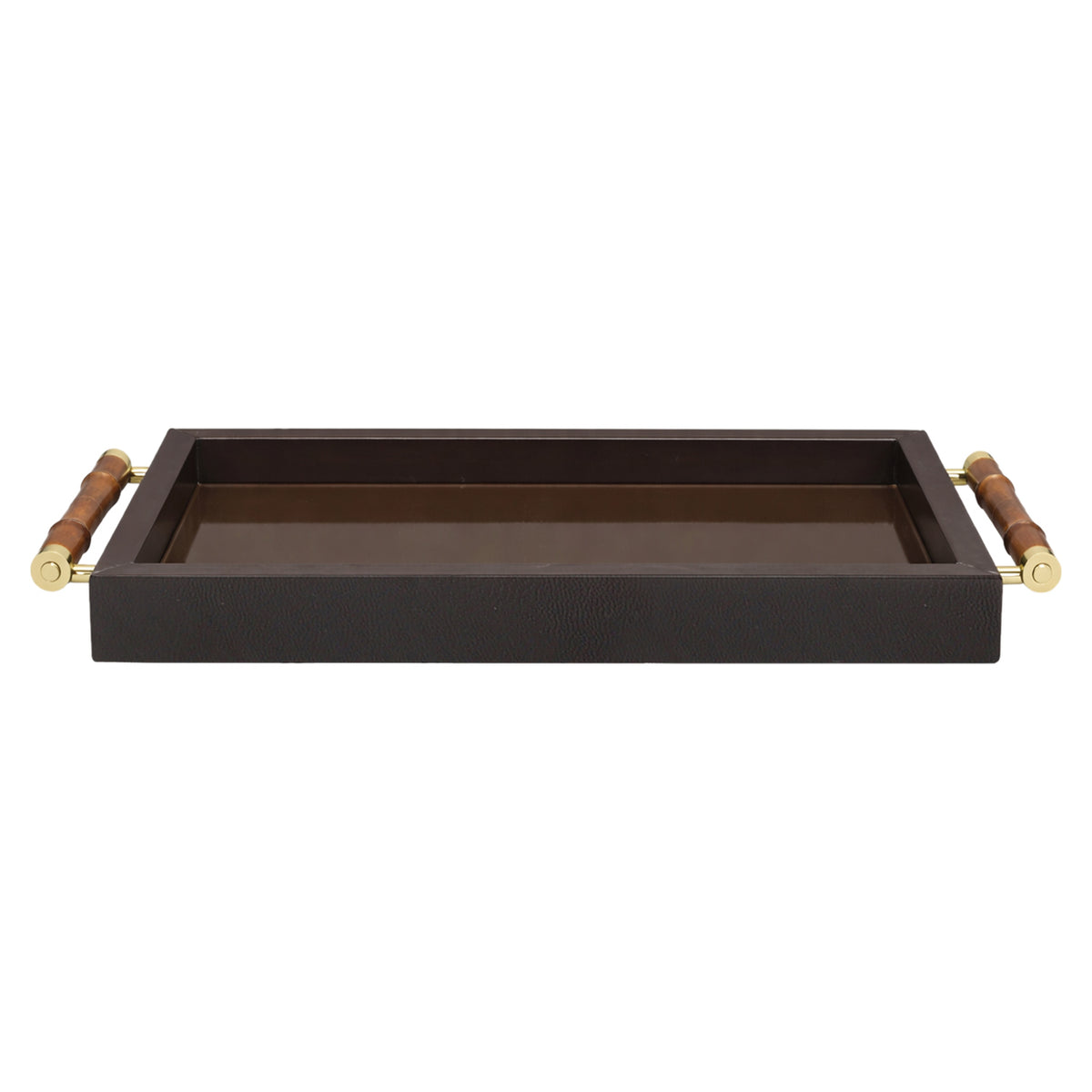 Richmond Möbel Tablett Charley dark brown | 215843