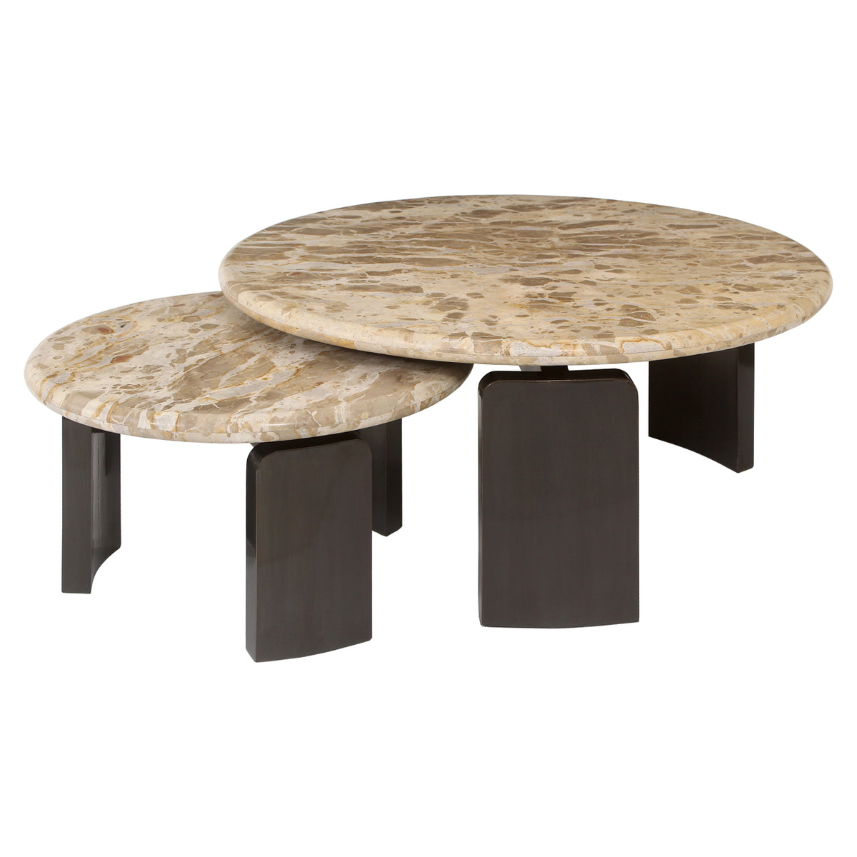 Richmond Möbel Couchtisch Bayonne (Set von 2) bronze | 215872