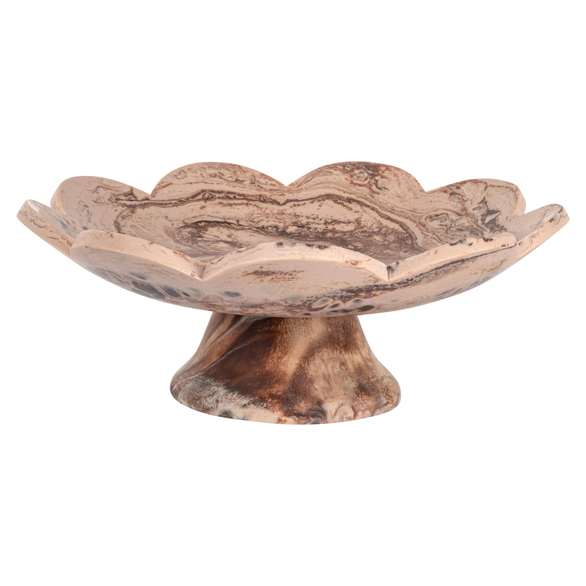 Richmond Möbel Schale Peony chocolat brown | 215892