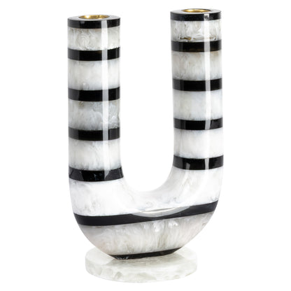 Richmond Möbel Kerzenhalter River black/white | 215893