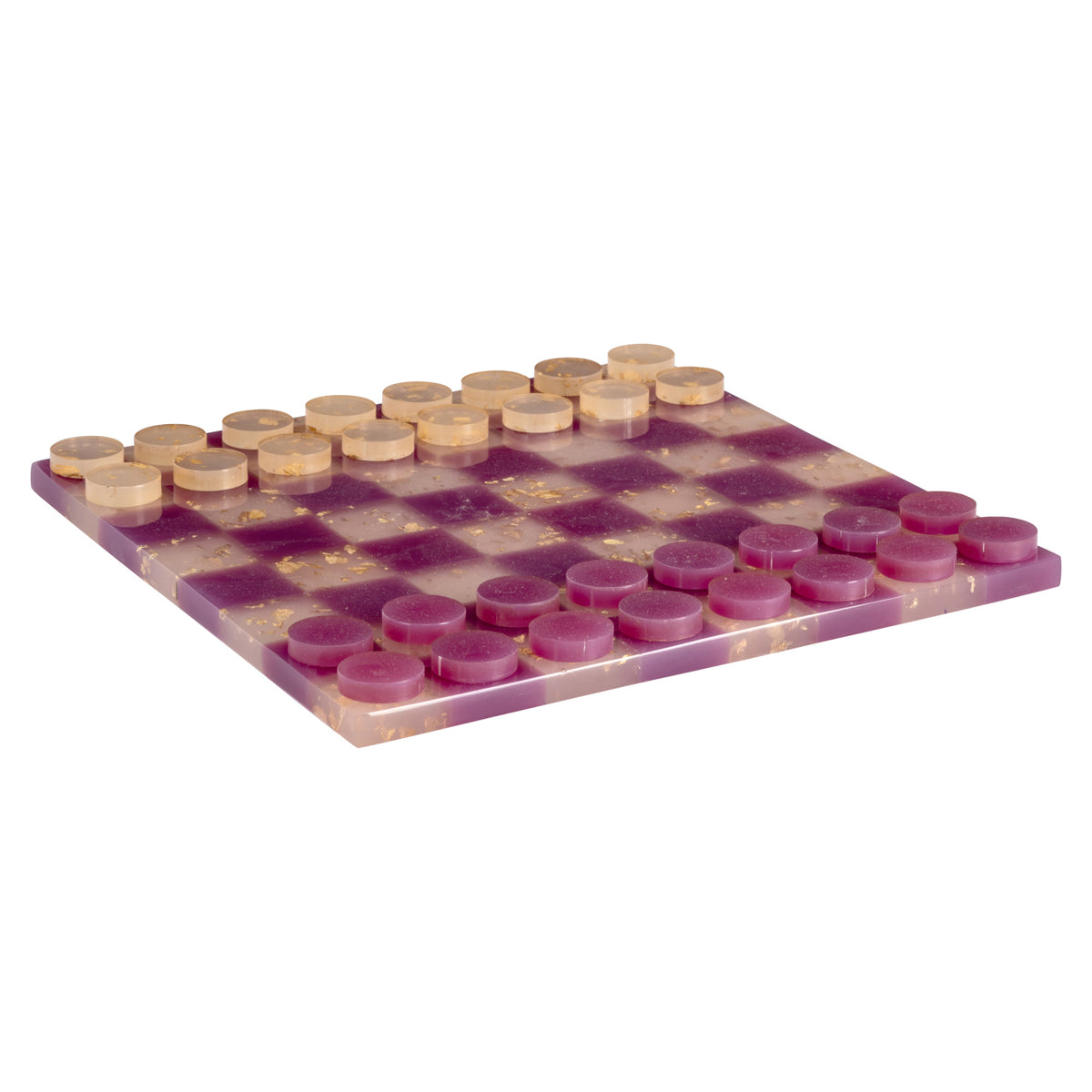 Richmond Möbel Dekoratives Spiel Violet checkers set purple | 215895