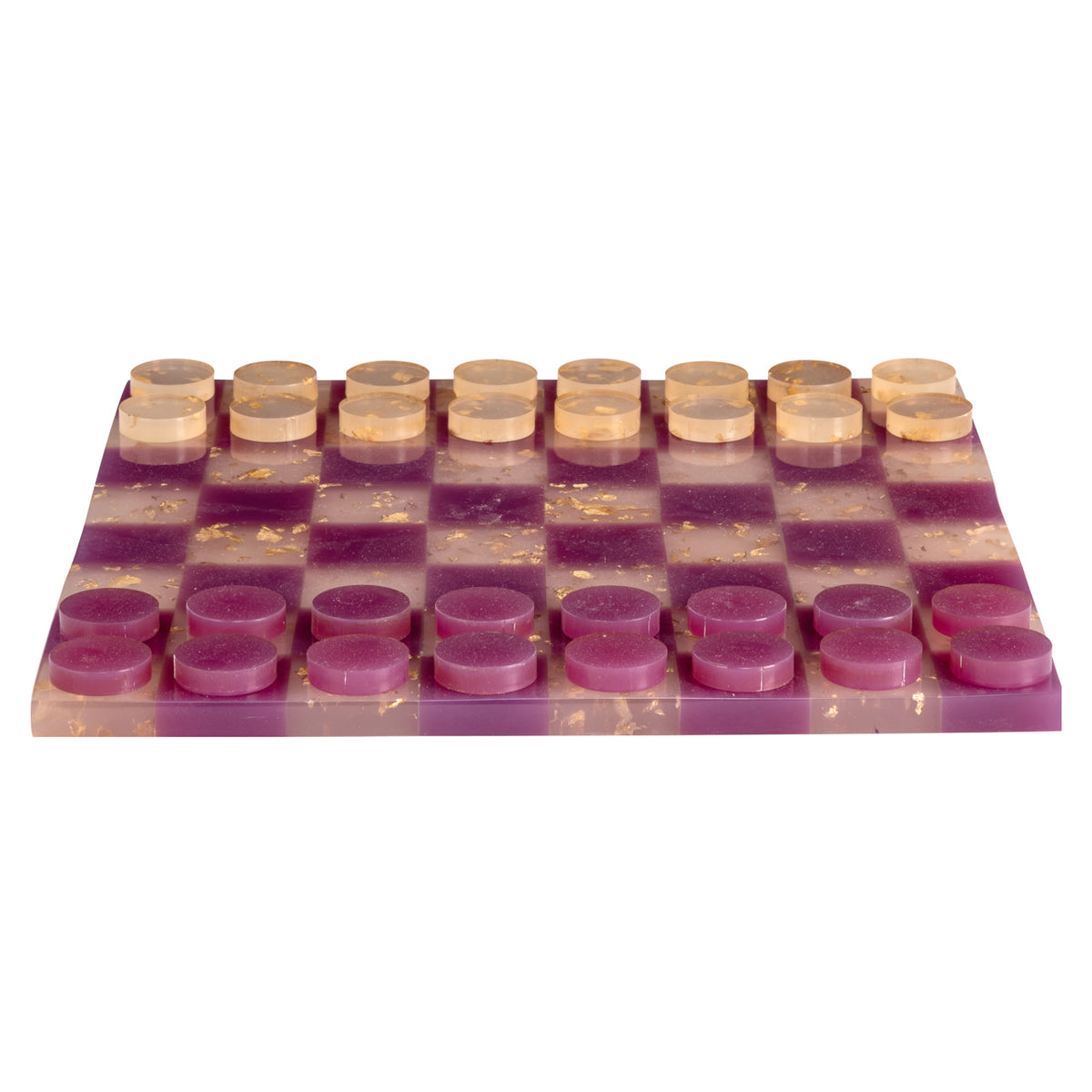 Richmond Möbel Dekoratives Spiel Violet checkers set purple | 215895
