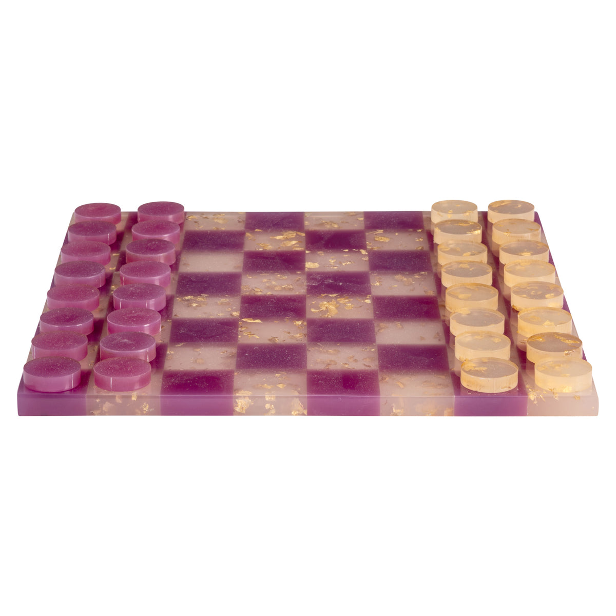 Richmond Möbel Dekoratives Spiel Violet checkers set purple | 215895