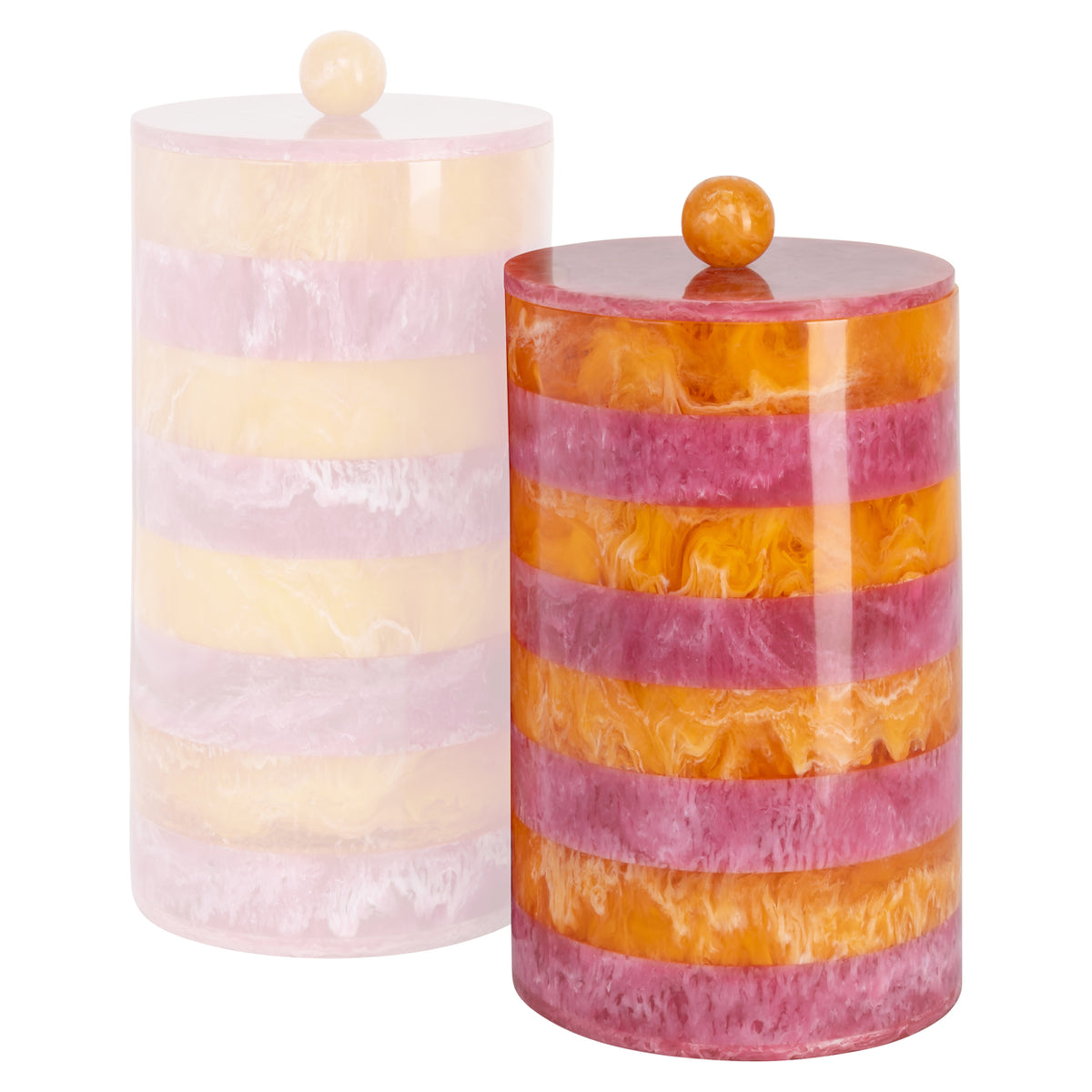 Richmond Möbel Aufbewahrungsbox Lilybelle storage jar pink/orange | 215904