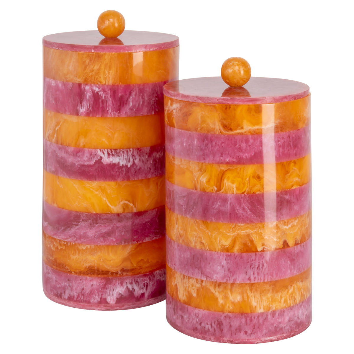 Richmond Möbel Aufbewahrungsbox Lilybelle storage jar pink/orange | 215904