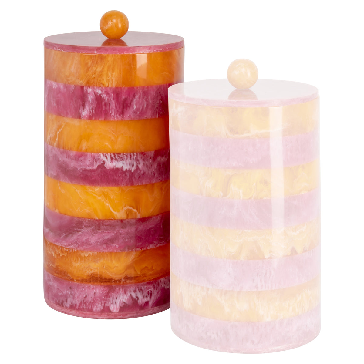 Richmond Möbel Aufbewahrungsbox Lilybelle storage jar pink/orange | 215905