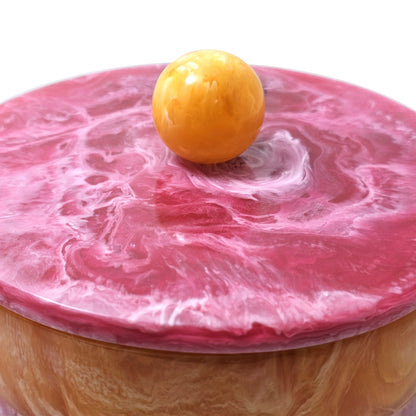 Richmond Möbel | Aufbewahrungsbox Lilybelle storage jar | Pink-orange
