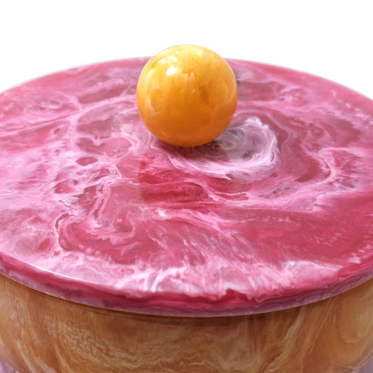 Richmond Möbel | Aufbewahrungsbox Lilybelle storage jar | Pink-orange