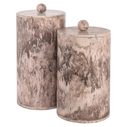 Richmond Möbel Aufbewahrungsbox Rosaline storage jar chocolat brown | 215907