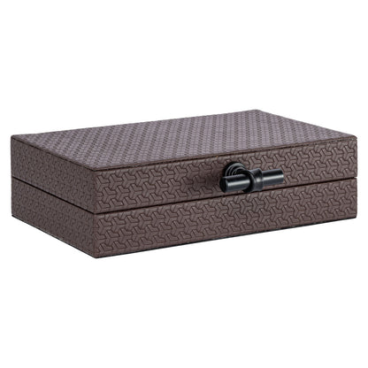 Richmond Möbel Aufbewahrungsbox Billie dark brown | 215923
