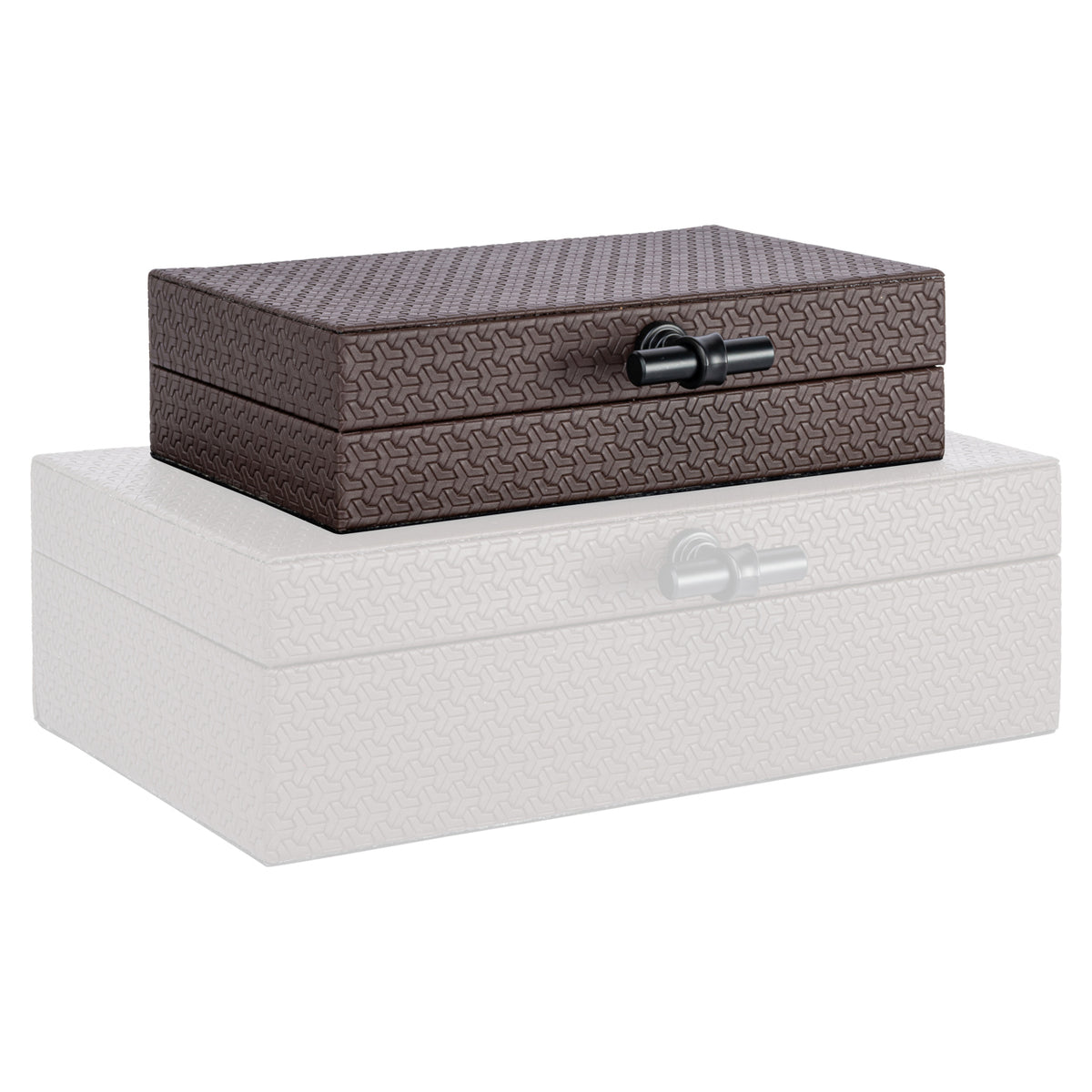 Richmond Möbel Aufbewahrungsbox Billie dark brown | 215923