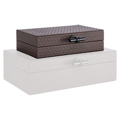 Richmond Möbel Aufbewahrungsbox Billie dark brown | 215923