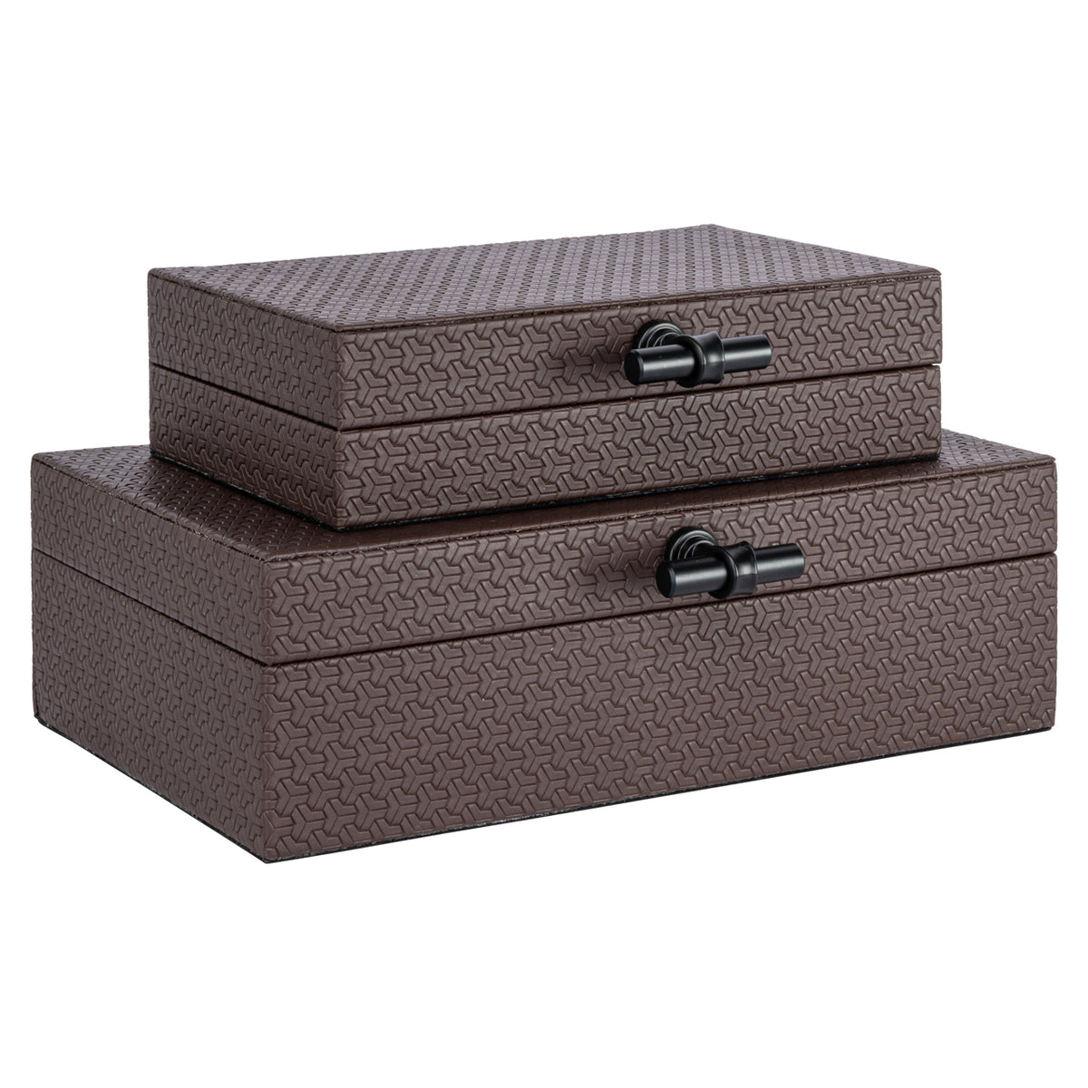 Richmond Möbel Aufbewahrungsbox Billie dark brown | 215924