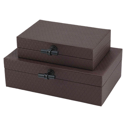 Richmond Möbel | Aufbewahrungsbox Billie | Dark-brown