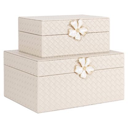 Richmond Möbel Aufbewahrungsbox Lillie ivory | 215925