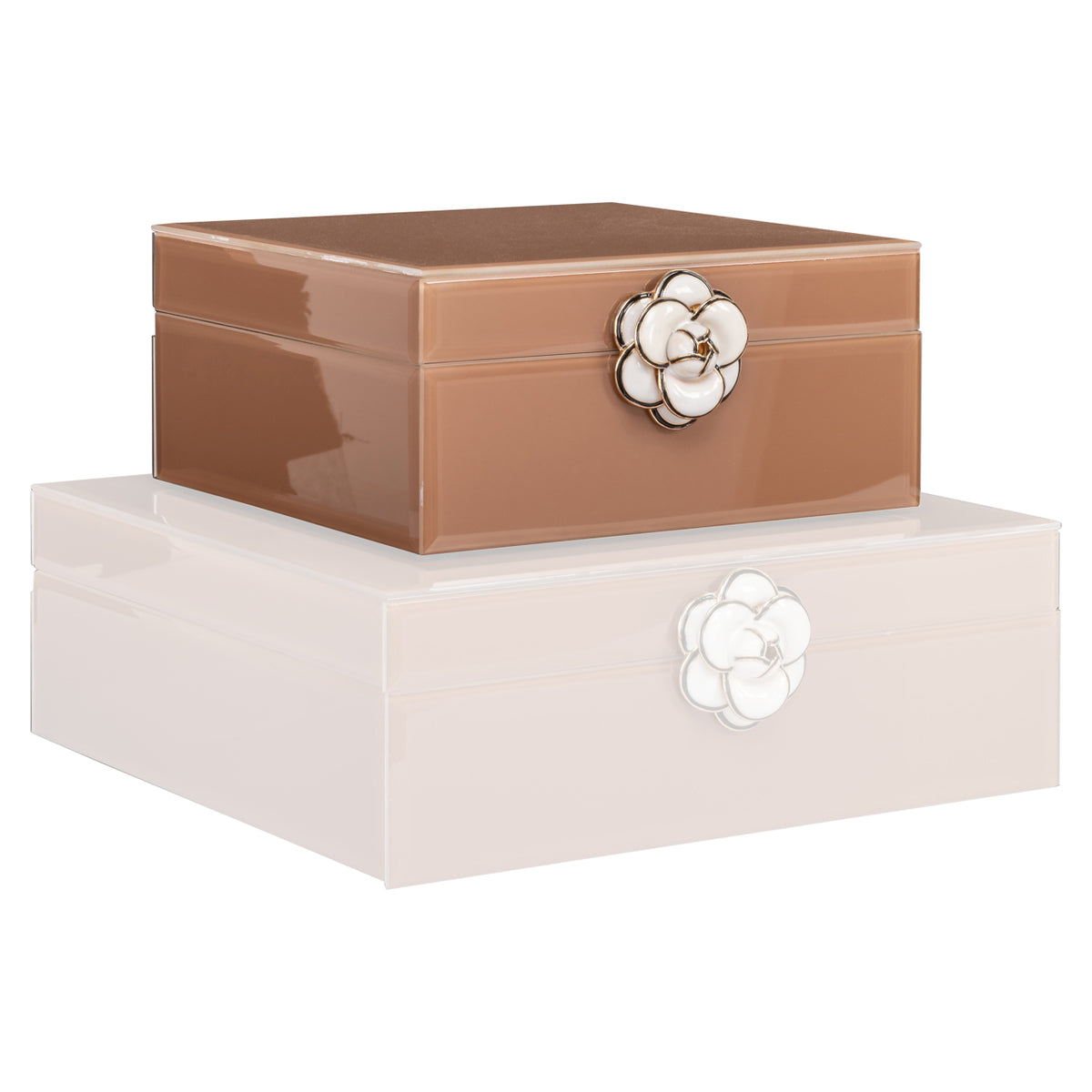 Richmond Möbel Aufbewahrungsbox Floral brown | 215927