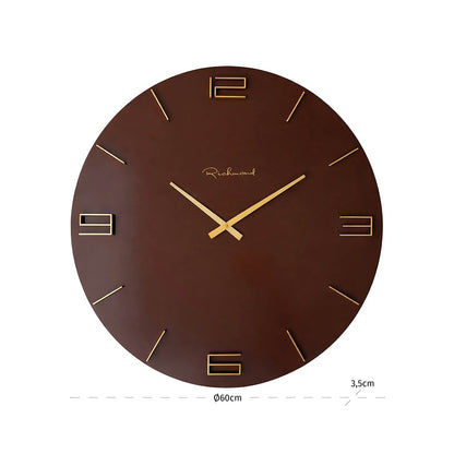 Richmond Möbel | Uhr Byram | Black-gold