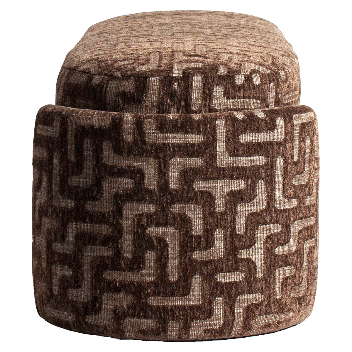 Richmond Möbel Bank Cupid with storage brown labyrinth | 216021