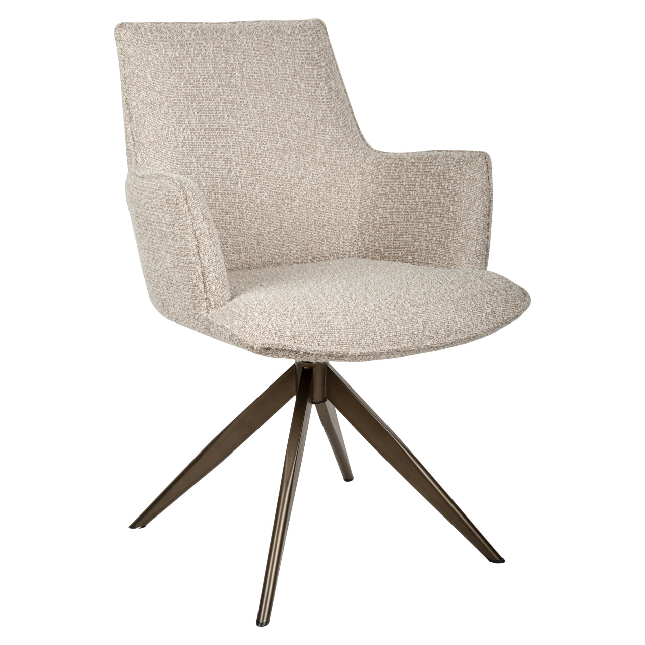 Richmond Möbel | Esszimmerstuhl Dakota drehbar with arm | Niagara-beige