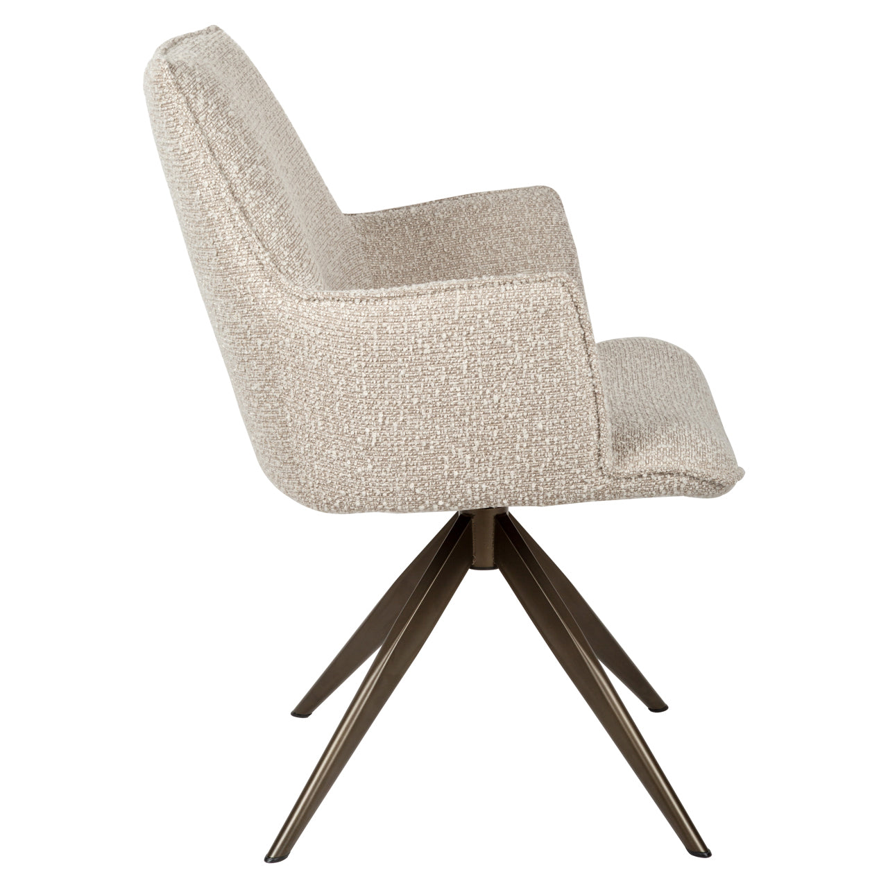 Richmond Möbel | Esszimmerstuhl Dakota drehbar with arm | Niagara-beige