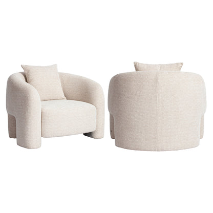 Richmond Möbel | Lounge Stuhl Tuscany | Beige-graffic