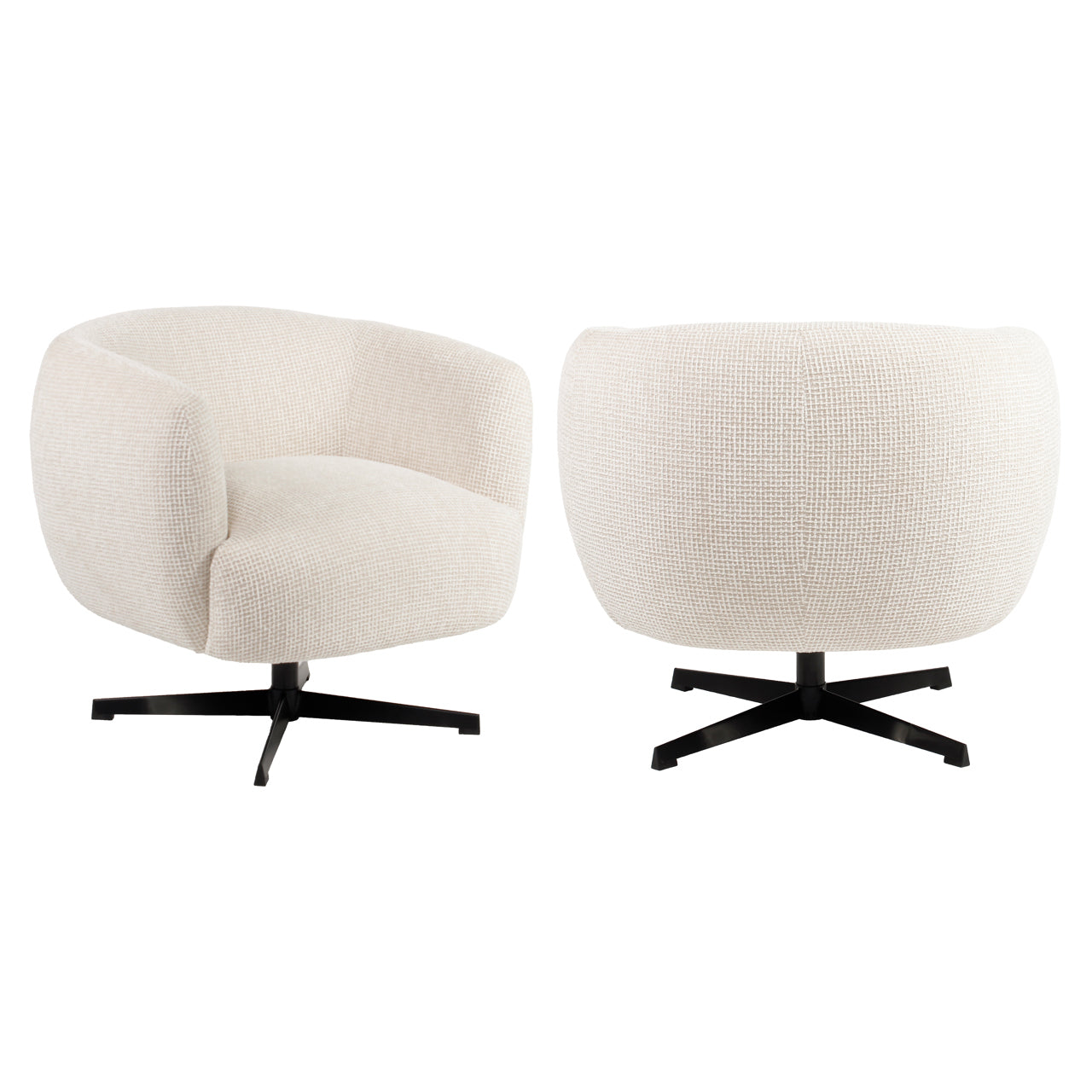 Richmond Möbel | Lounge Stuhl Estelle drehbar | Sheep-natural