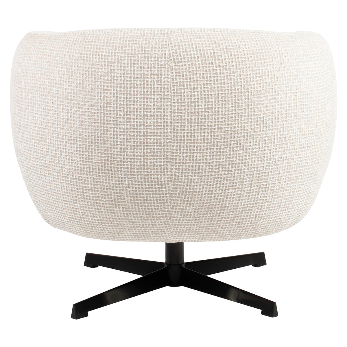 Richmond Möbel Lounge Stuhl Estelle drehbar beige blockweave | 216055