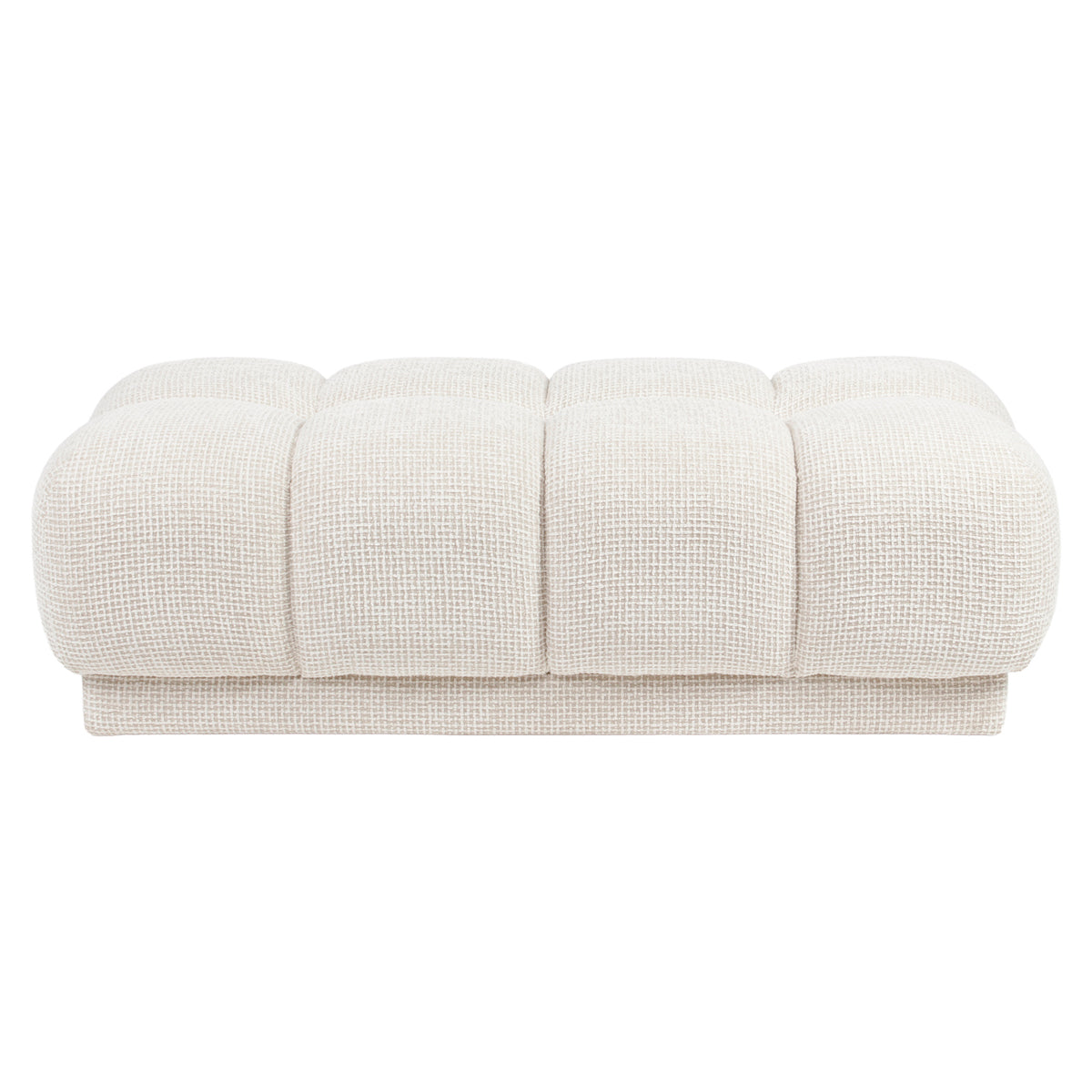 Richmond Möbel Hocker & Fußbank Noah beige blockweave | 216057