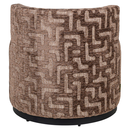 Richmond Möbel Lounge Stuhl Franny brown labyrinth | 216067