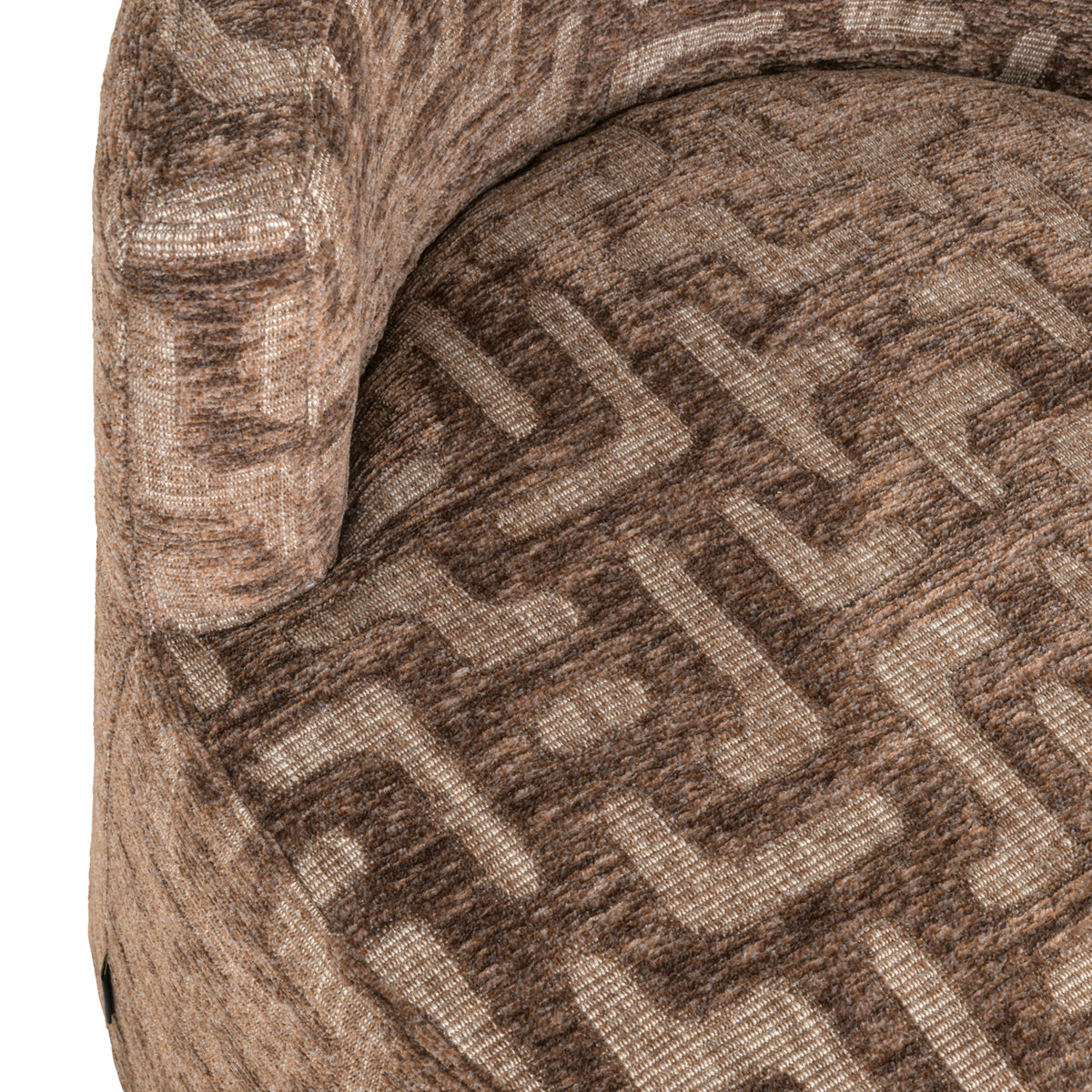 Richmond Möbel Lounge Stuhl Franny brown labyrinth | 216067