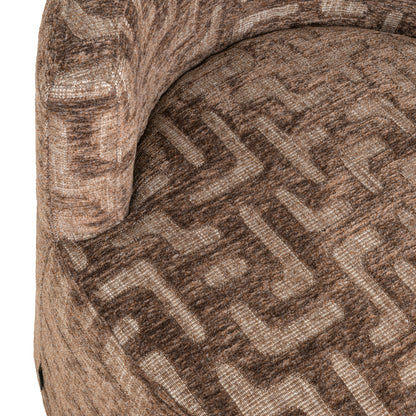 Richmond Möbel Lounge Stuhl Franny brown labyrinth | 216067