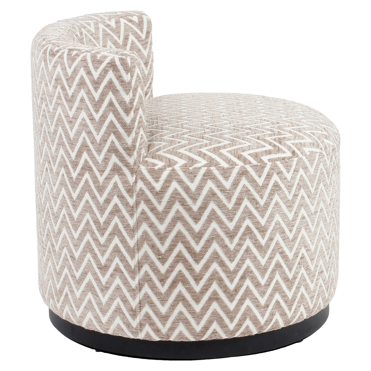 Richmond Möbel Lounge Stuhl Franny sand chevron | 216068