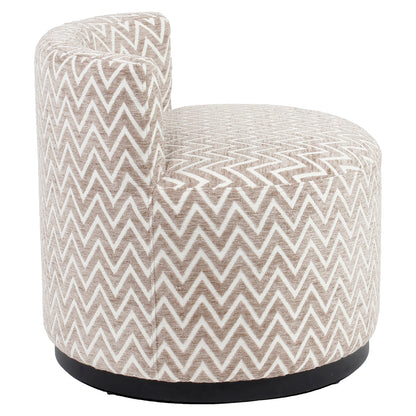 Richmond Möbel Lounge Stuhl Franny sand chevron | 216068