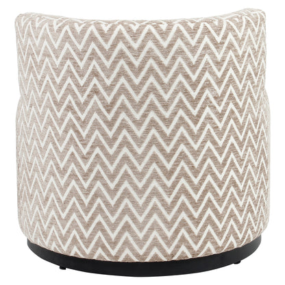 Richmond Möbel Lounge Stuhl Franny sand chevron | 216068