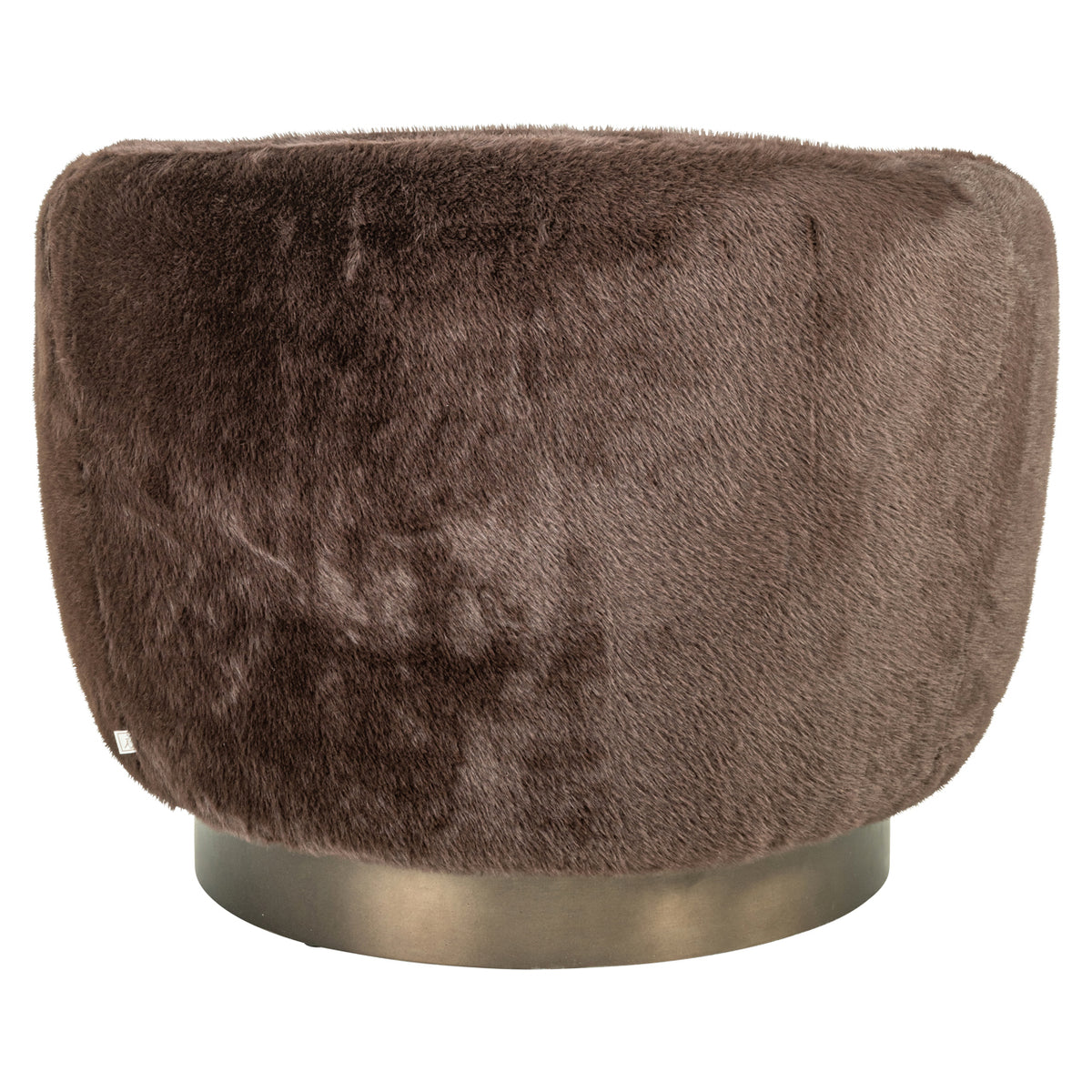 Richmond Möbel Lounge Stuhl Colmar drehbar chocolat fluffy | 216079