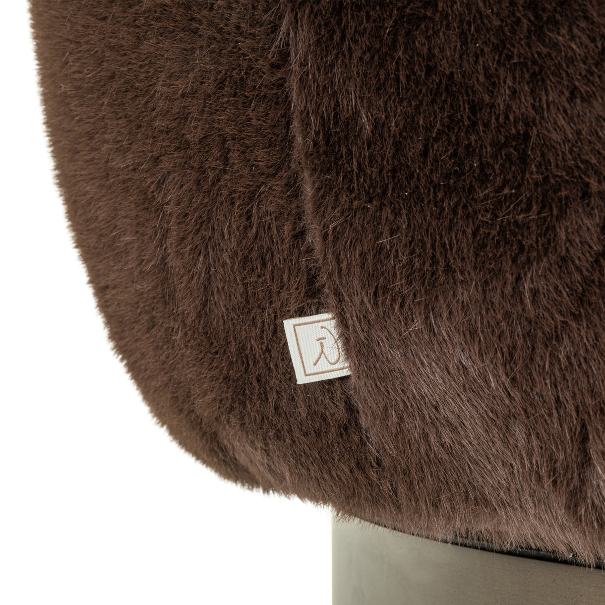 Richmond Möbel Lounge Stuhl Colmar drehbar chocolat fluffy | 216079